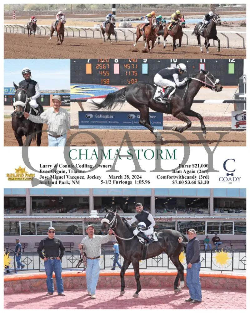 Chama Storm - 03 - 28 - 24 R07 Sun Sunland Park