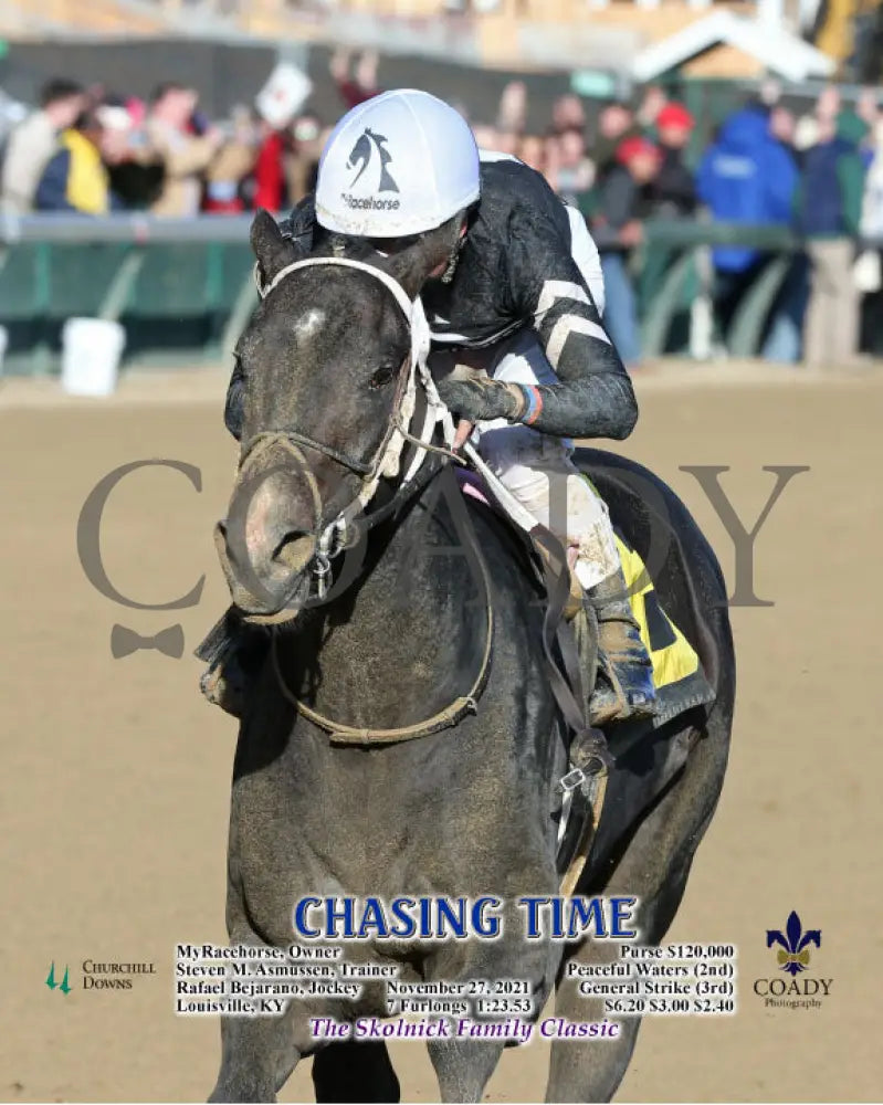 Chasing Time - 11-27-21 R06 Cd Action 04 Churchill Downs