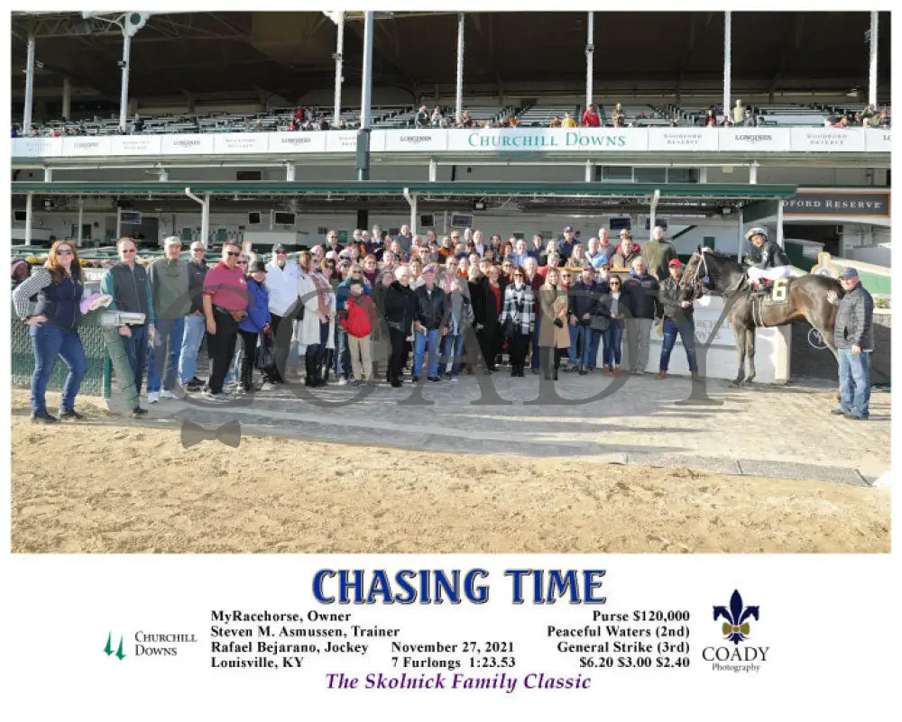 Chasing Time - 11-27-21 R06 Cd Action 06 Churchill Downs