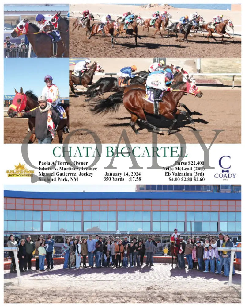 Chata Bigcartel - 01-14-24 R05 Sun Sunland Park