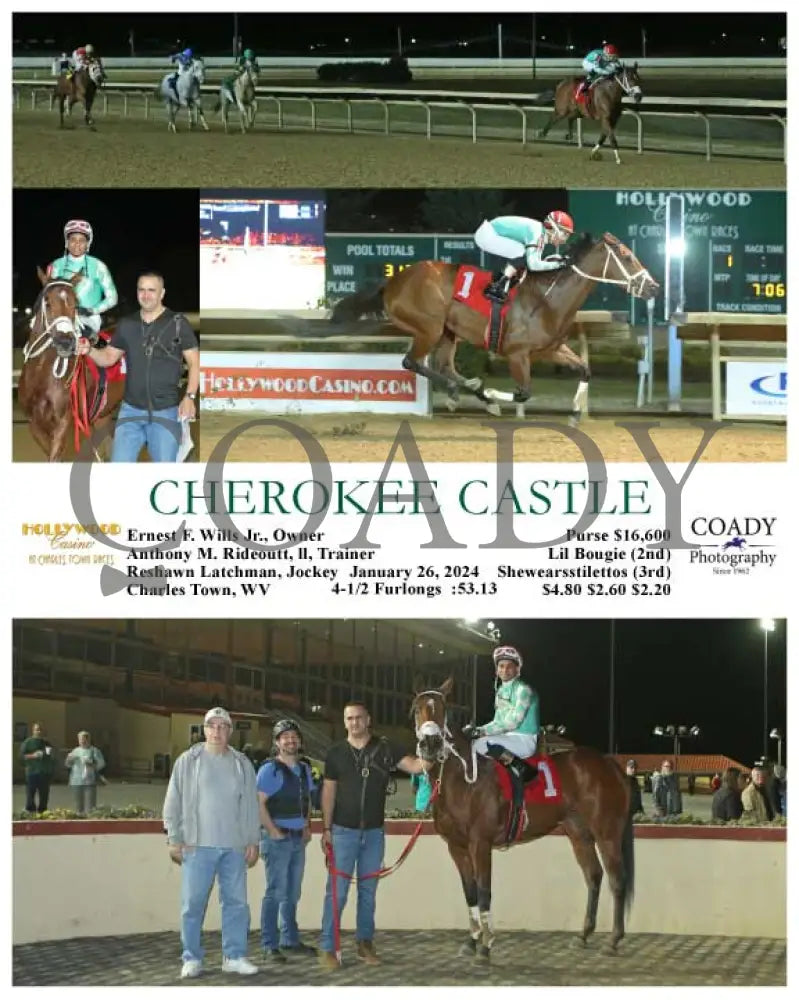 Cherokee Castle - 01-26-24 R01 Ct Hollywood Casino At Charles Town Races