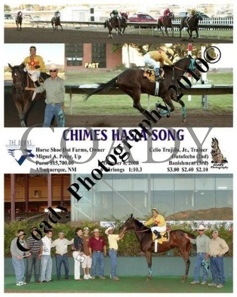 Chimes Has A Song - 10 8 2008 Downs At Albuquerque