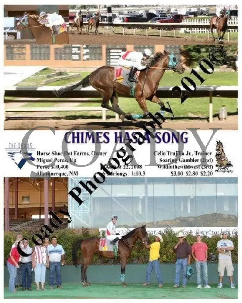 Chimes Has A Song - 8 22 2008 Downs At Albuquerque