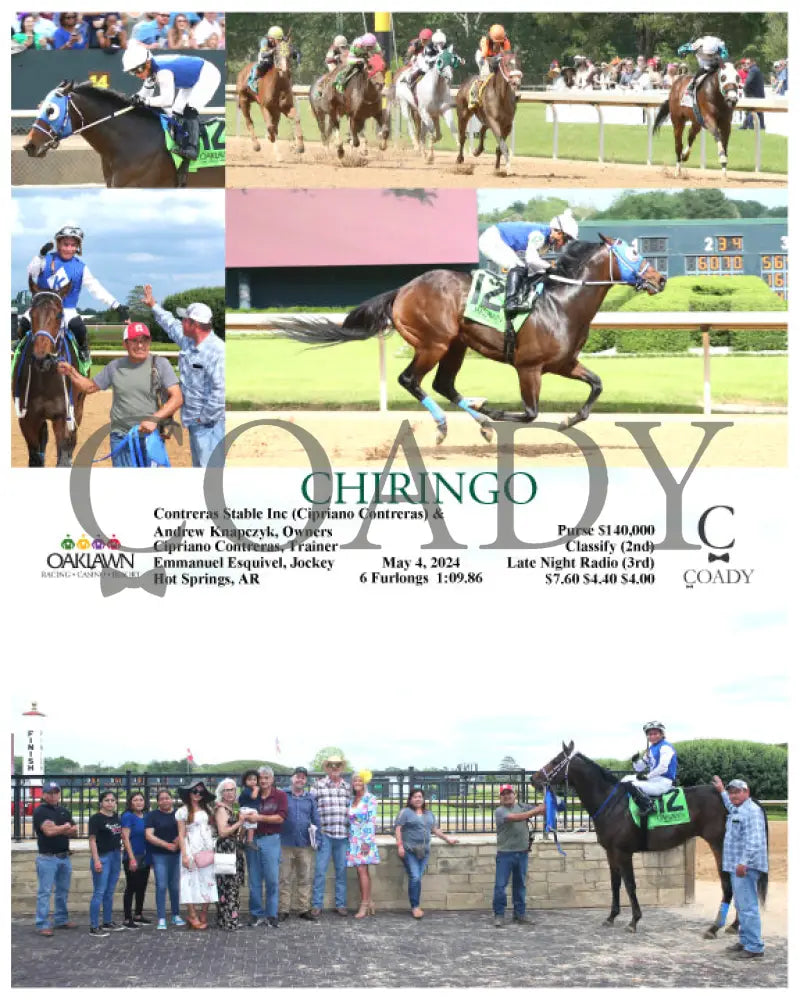 Chiringo - 05-04-24 R08 Op Oaklawn Park