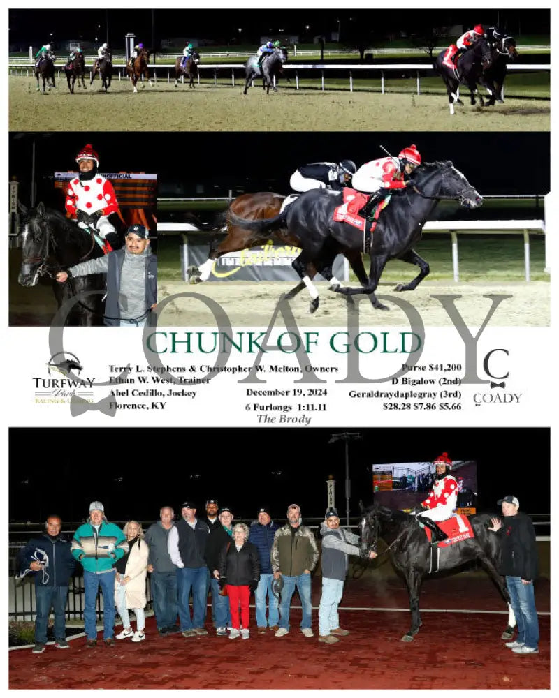 Chunk Of Gold - 12-19-24 R03 Tp Turfway Park