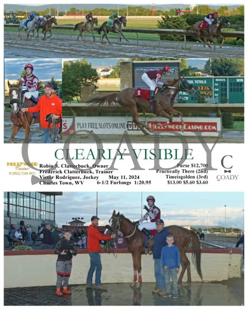 Clearly Visible - 05-11-24 R02 Ct Hollywood Casino At Charles Town Races