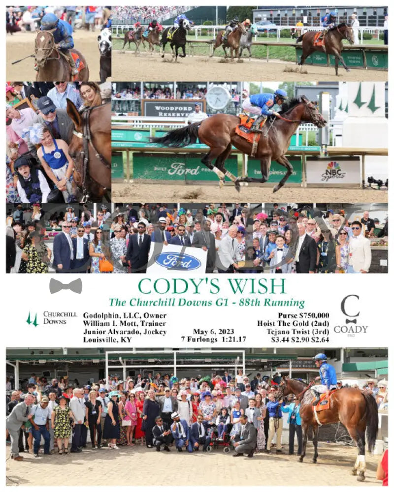 Cody’s Wish - The Churchill Downs G1 88Th Running 05-06-23 R10 Cd