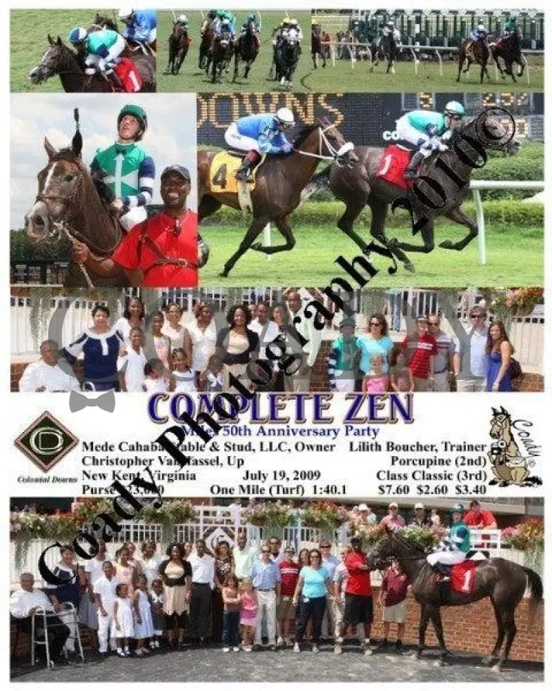 Complete Zen - Miles 50Th Anniversary Party Colonial Downs