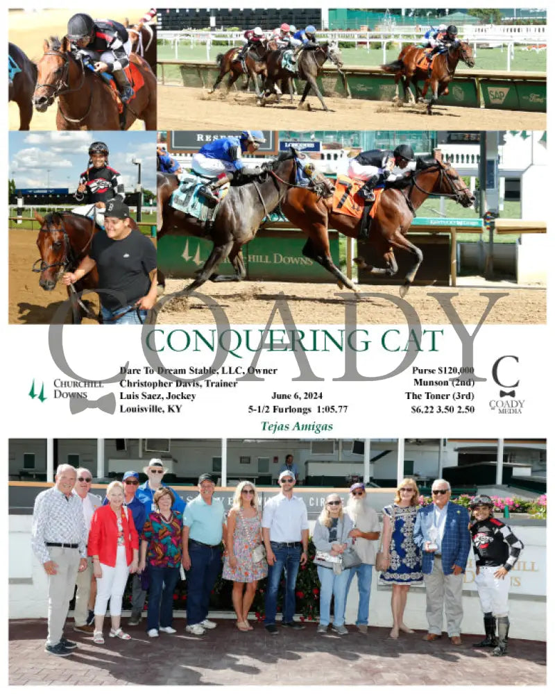 Conquering Cat - 06-06-24 R01 Cd Group Churchill Downs