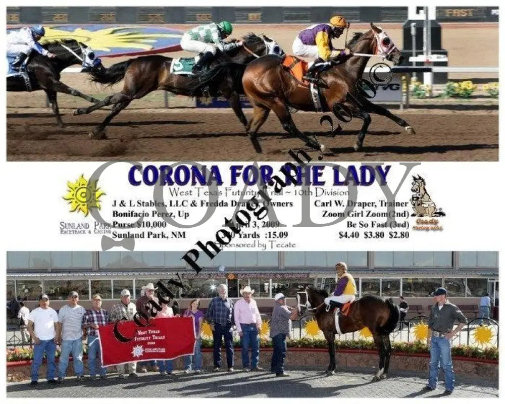 Corona For The Lady - West Texas Futurity Trial Sunland Park