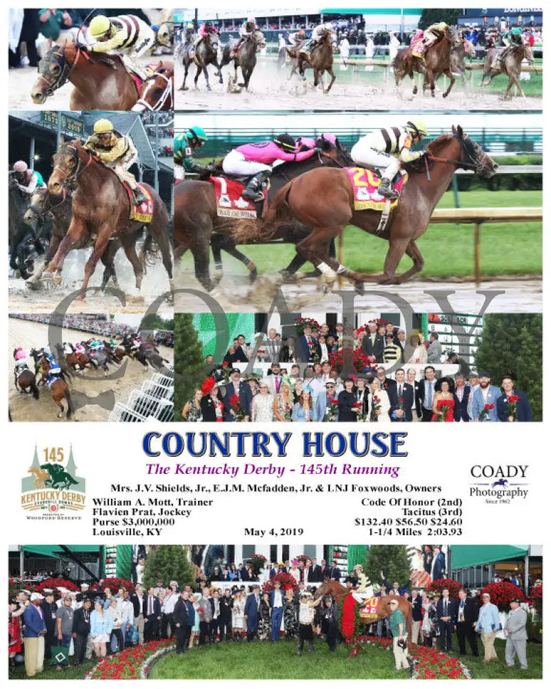 Country House - The Kentucky Derby 145Th Running 05-04-19 R12 Cd Churchill Downs