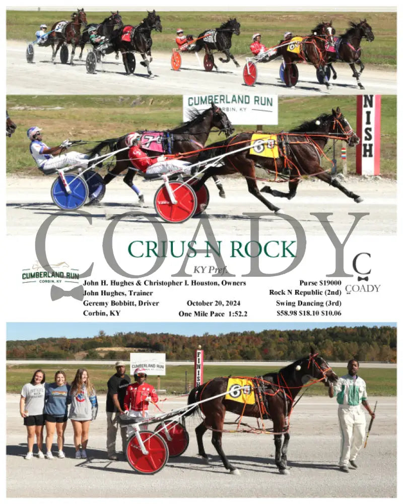 Crius N Rock - Ky Pref. 10-20-24 R08 Clr Cumberland Run