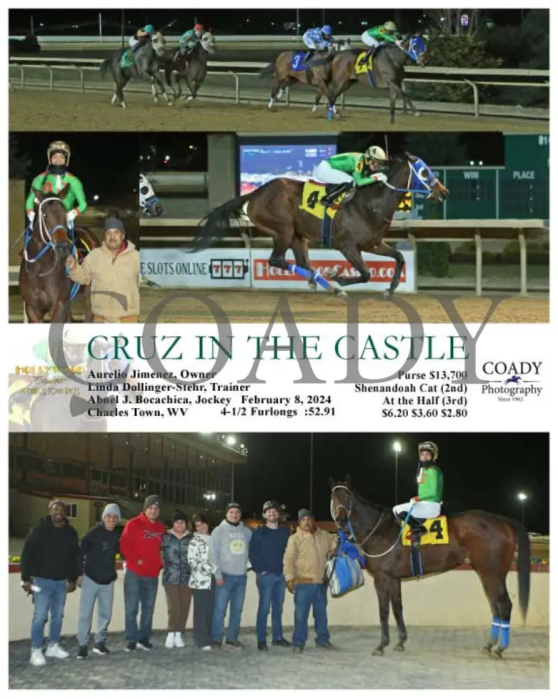 Cruz In The Castle - 02-08-24 R02 Ct Hollywood Casino At Charles Town Races