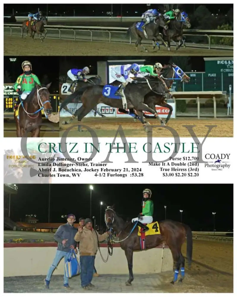 Cruz In The Castle - 02-21-24 R02 Ct Hollywood Casino At Charles Town Races