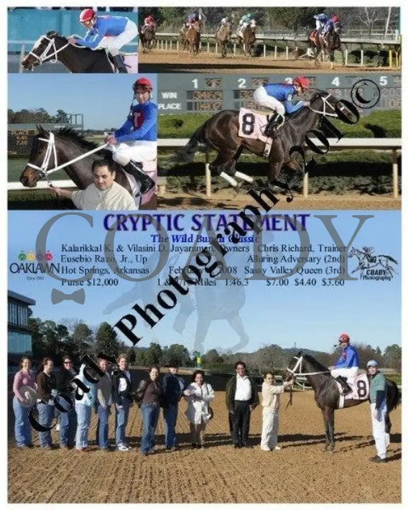 Cryptic Statement - The Wild Bunch Classic 2 Oaklawn Park