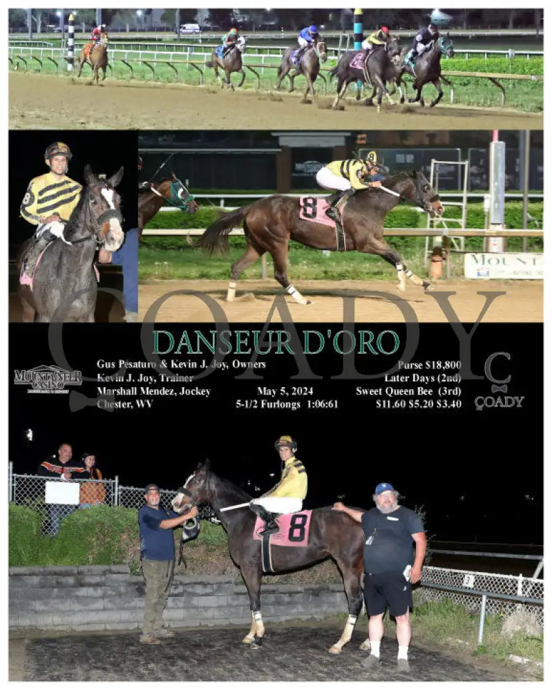 Danseur D’oro - 05-05-24 R06 Mnr Mountaineer Park