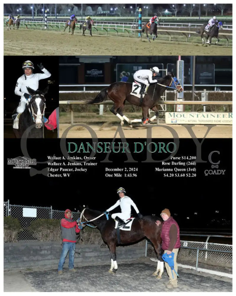 Danseur D’oro - 12-02-24 R07 Mnr Mountaineer Park