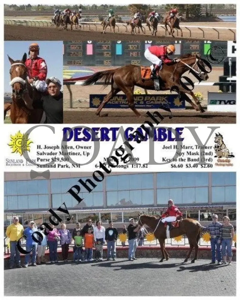 Desert Gamble - 3 24 2009 Sunland Park