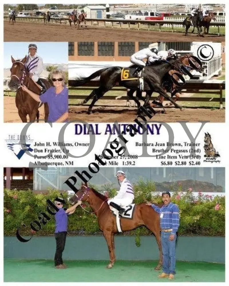 Dial Anthony - 9 27 2008 Downs At Albuquerque