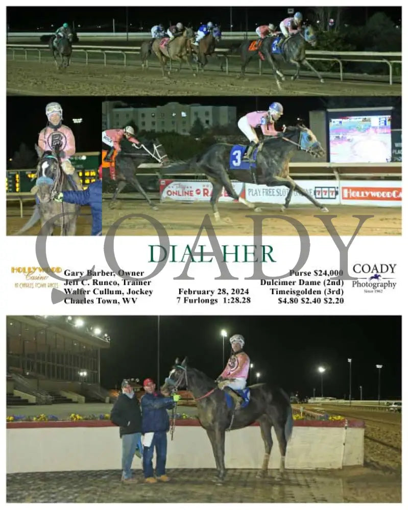 Dial Her - 02-28-24 R07 Ct Hollywood Casino At Charles Town Races