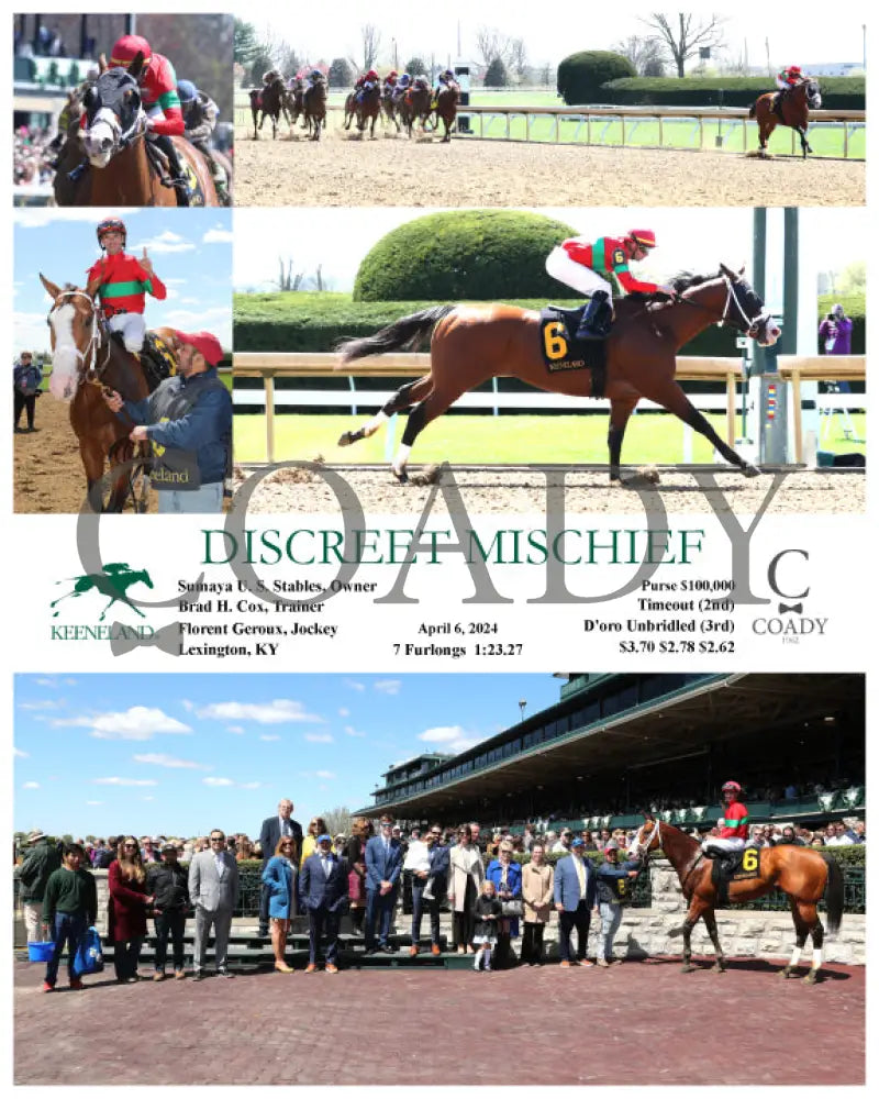 Discreet Mischief - 04 - 06 - 24 R03 Kee Keeneland