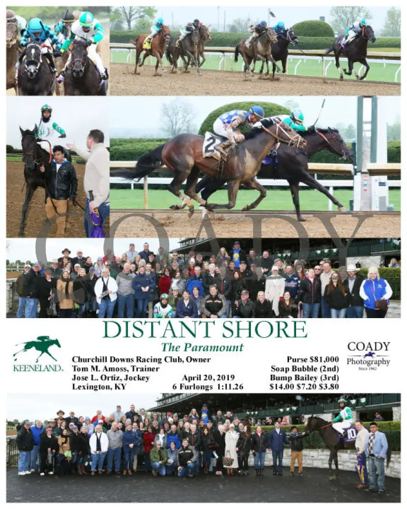 Distant Shore - 042019 Race 08 Kee Keeneland