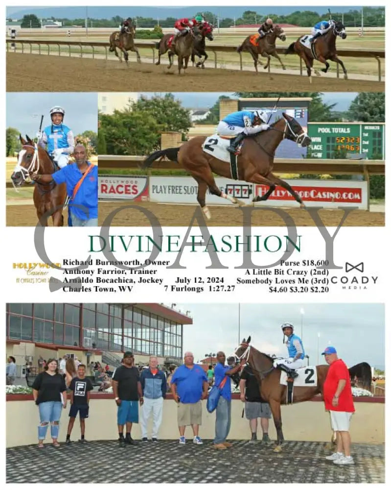 Divine Fashion - 07-12-24 R02 Ct Hollywood Casino At Charles Town Races