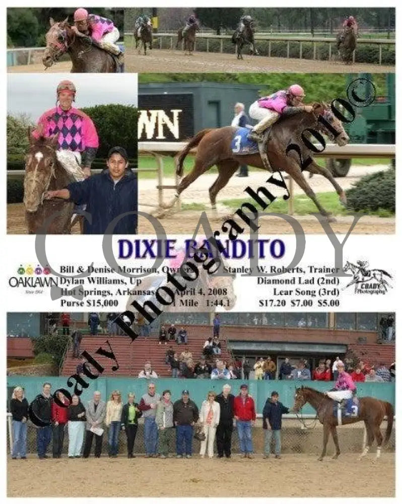 Dixie Bandito - 4 2008 Oaklawn Park
