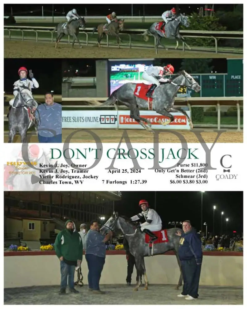 Don’t Cross Jack - 04-25-24 R08 Ct Hollywood Casino At Charles Town Races