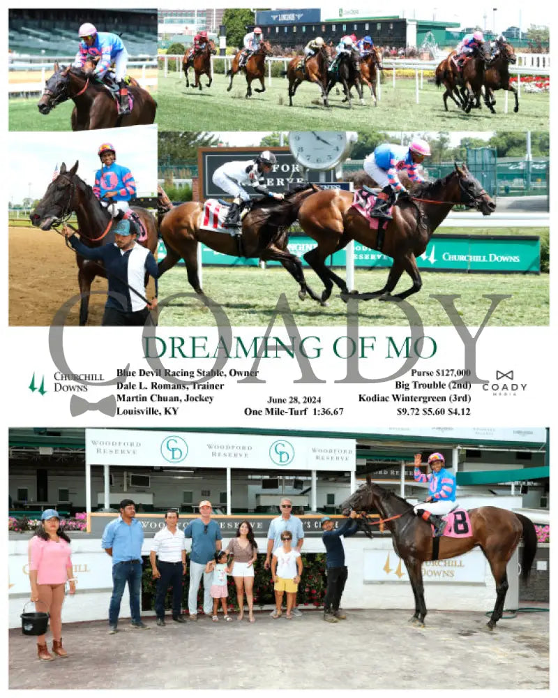 Dreaming Of Mo - 06-28-24 R07 Cd Churchill Downs