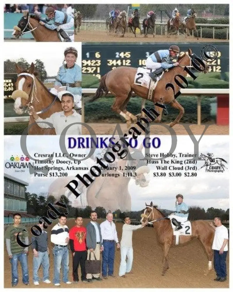 Drinks To Go - 2 1 2009 Oaklawn Park