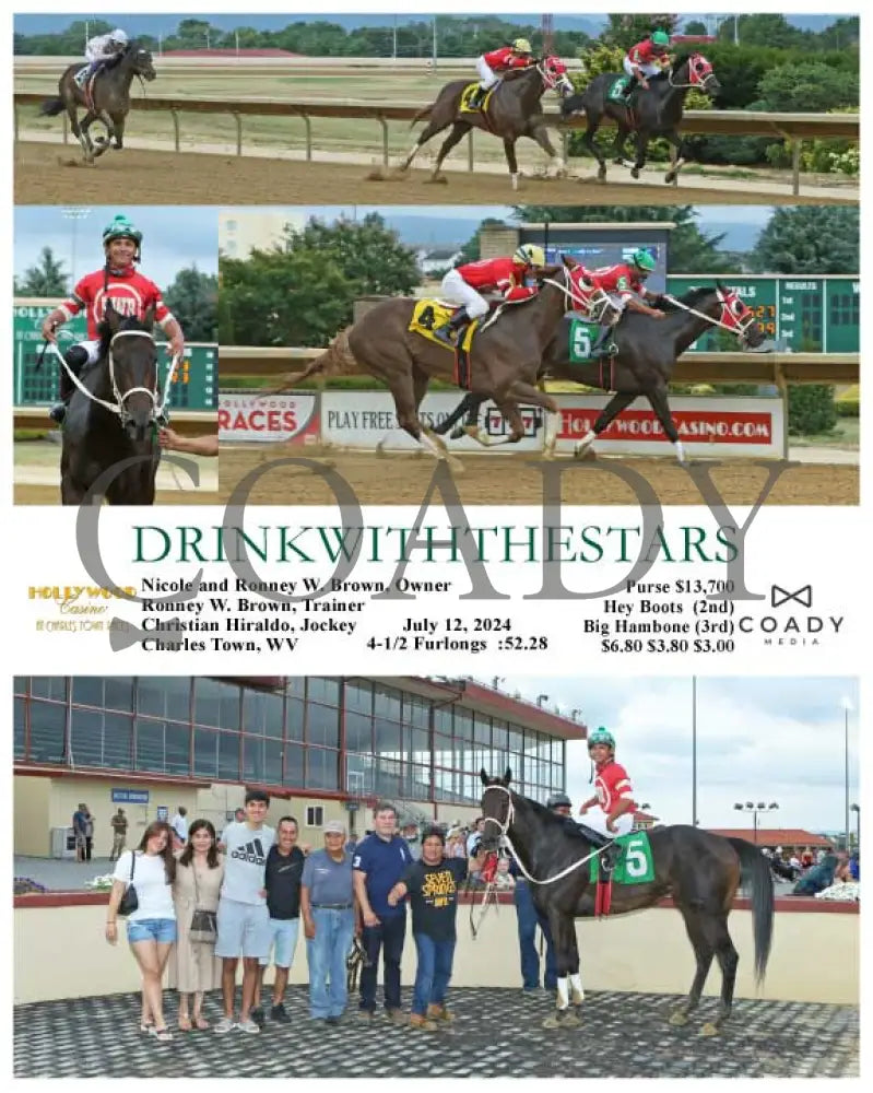 Drinkwiththestars - 07-12-24 R01 Ct Hollywood Casino At Charles Town Races