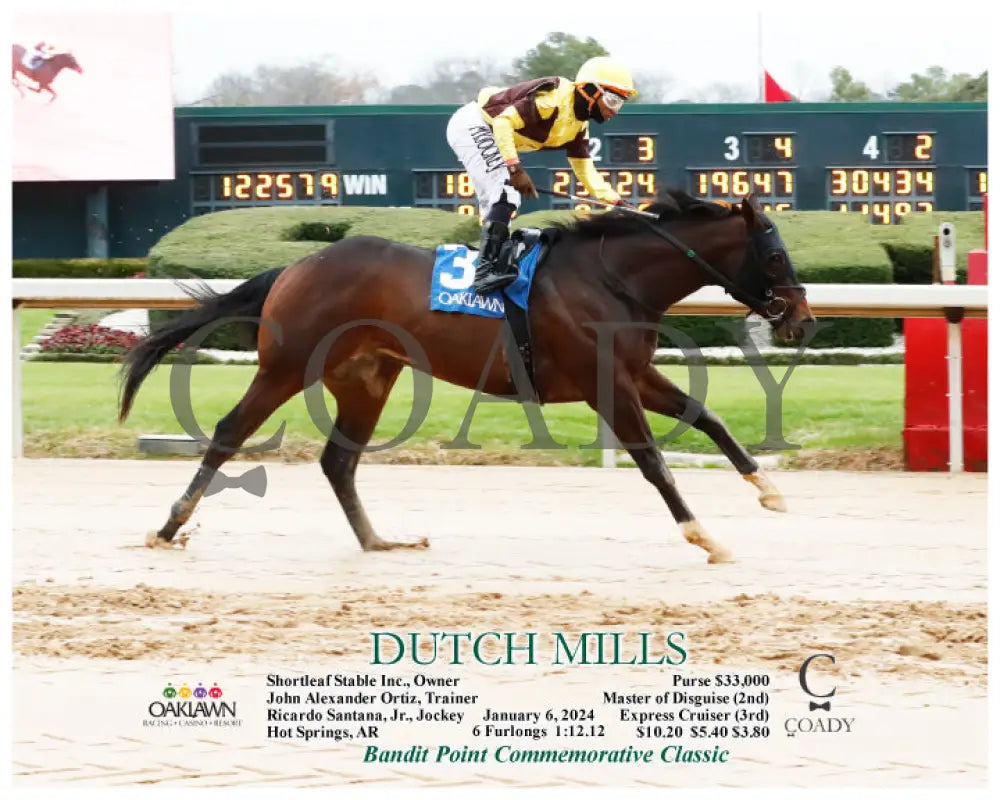 Dutch Mills - 01-06-24 R01 Op Action Oaklawn Park