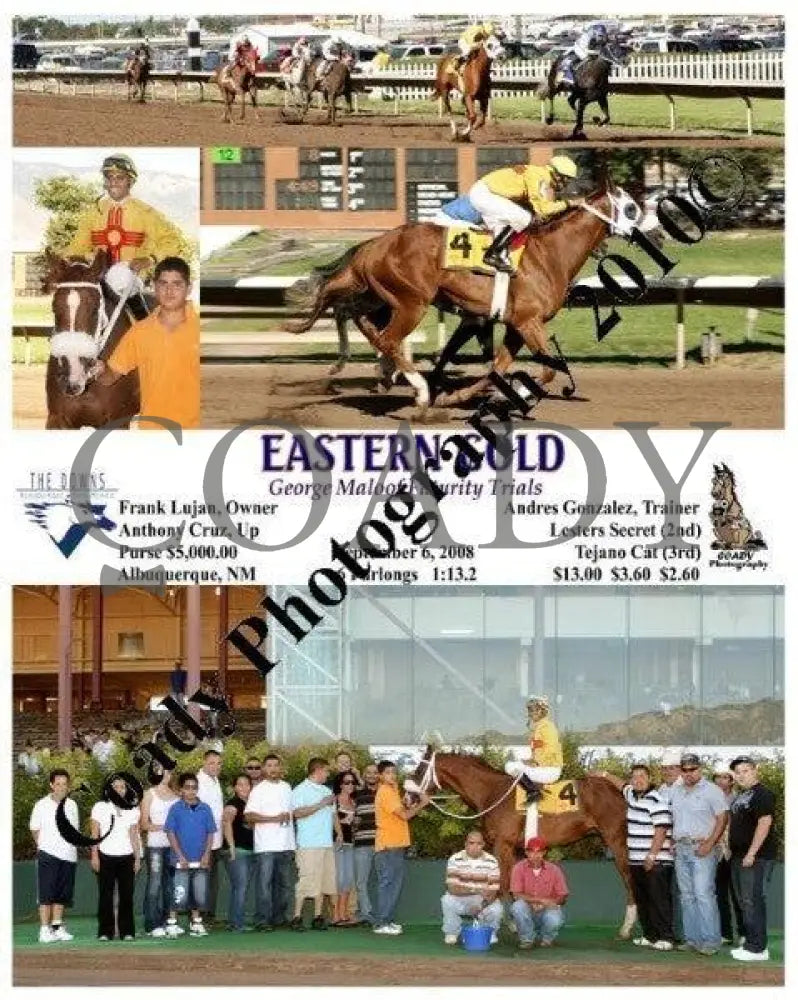 Eastern Gold - George Maloof Futurity Trials 9 6 Downs At Albuquerque