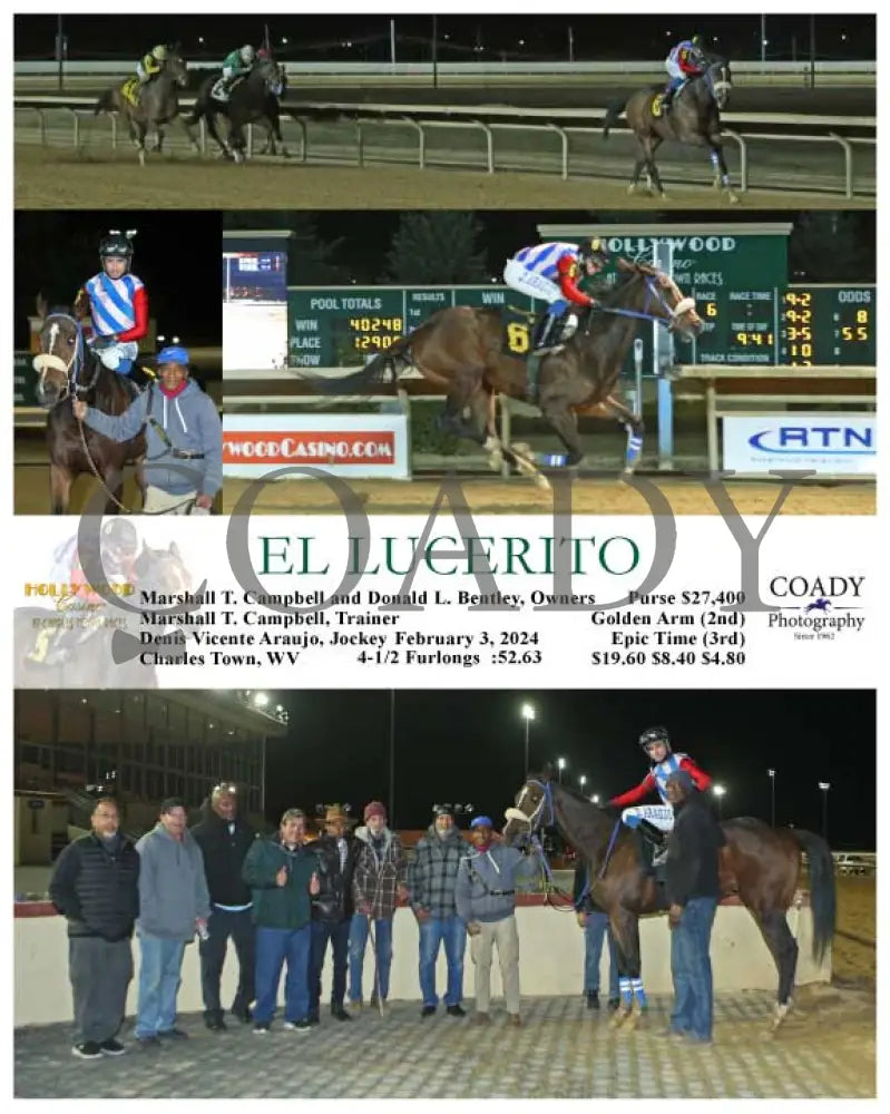 El Lucerito - 02-03-24 R06 Ct Hollywood Casino At Charles Town Races