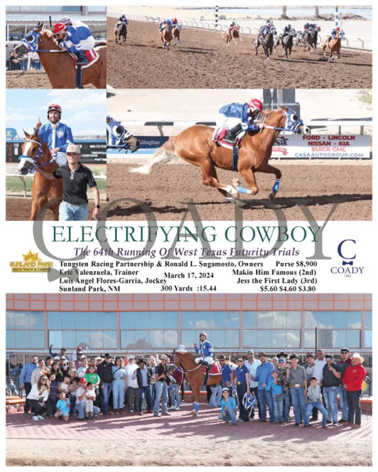 Electrifying Cowboy - The 64Th Running Of West Texas Futurity Trials 03 - 17 - 24 R10 Sun Sunland