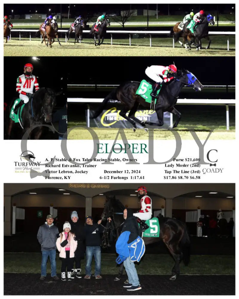 Eloper - 121224 Race 04 Tp Turfway Park