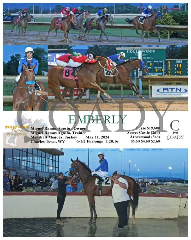 Emberly - 05-11-24 R03 Ct Hollywood Casino At Charles Town Races