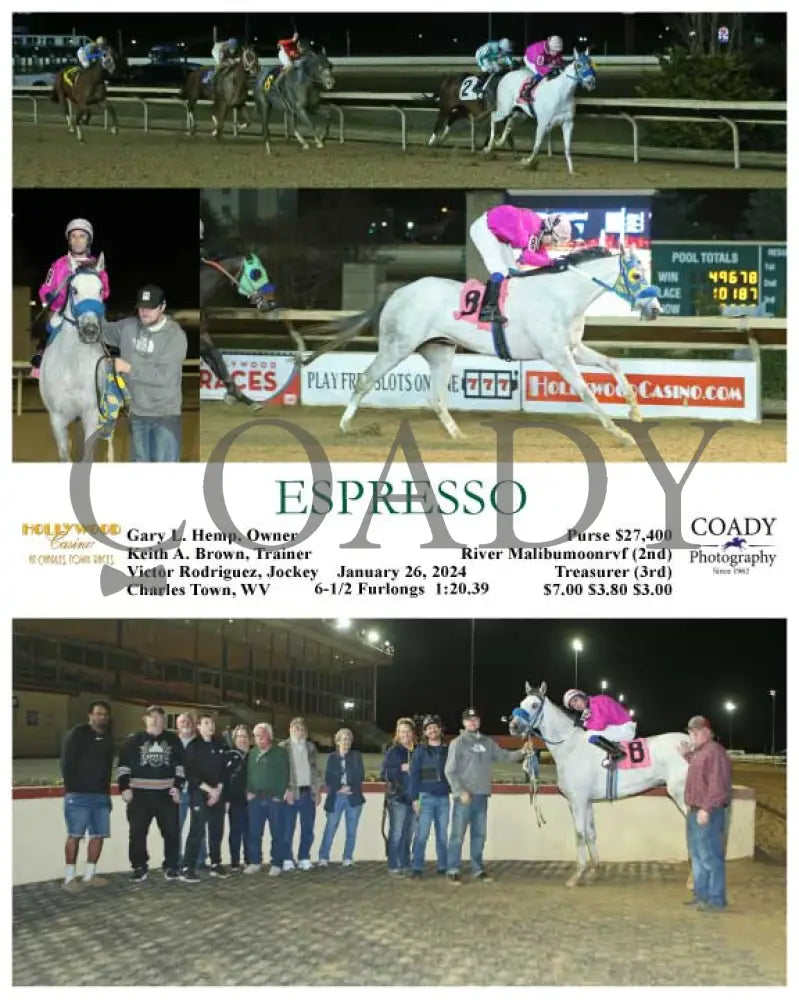 Espresso - 01-26-24 R08 Ct Hollywood Casino At Charles Town Races