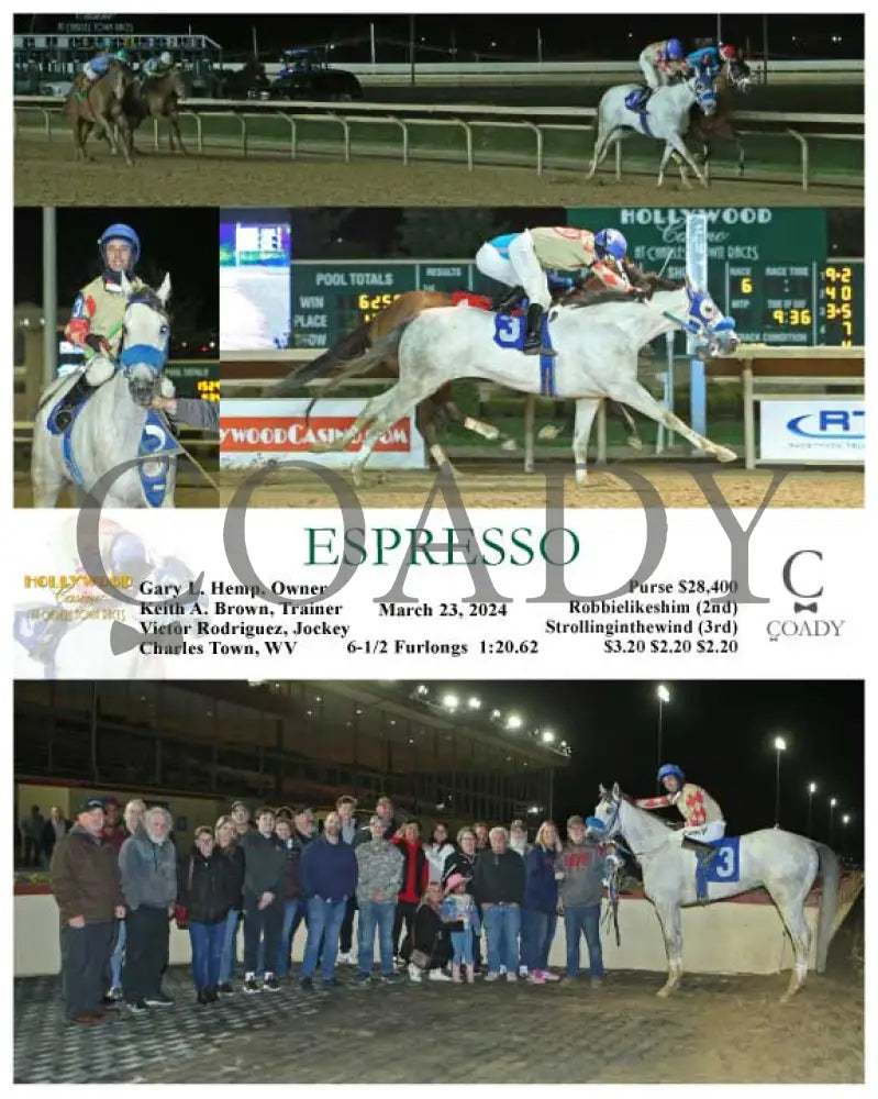 Espresso - 03 - 23 - 24 R06 Ct Hollywood Casino At Charles Town Races