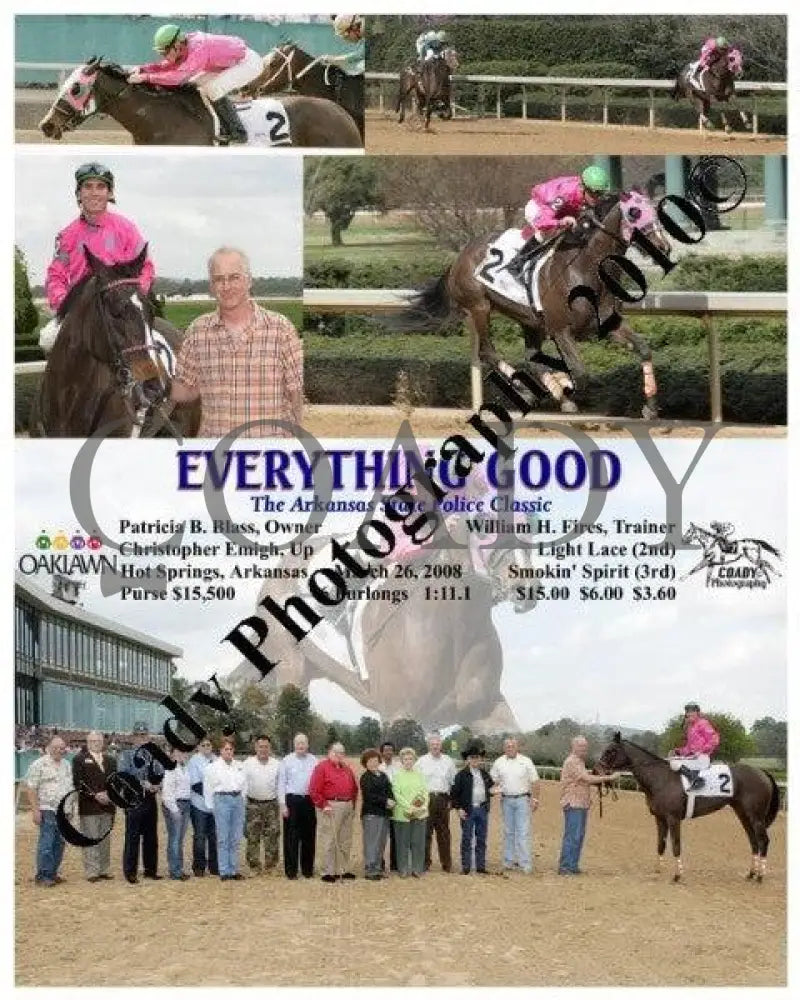 Everything Good - The Arkansas State Police Clas Oaklawn Park