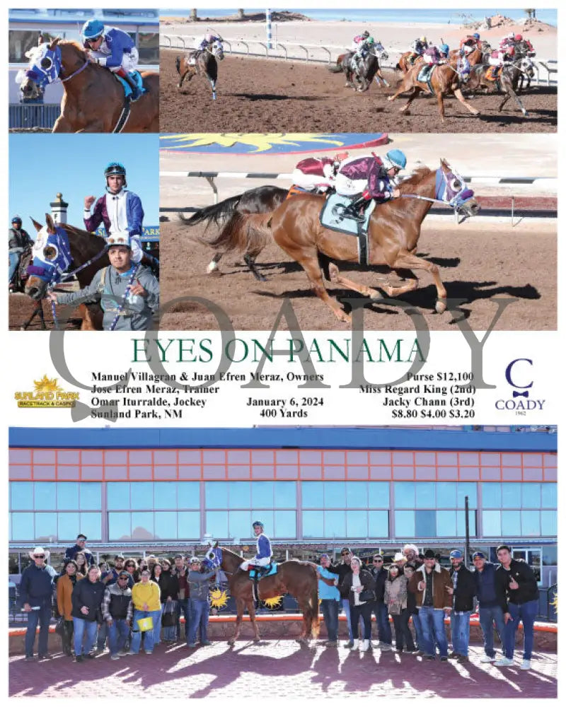 Eyes On Panama - 01-06-24 R05 Sun Sunland Park