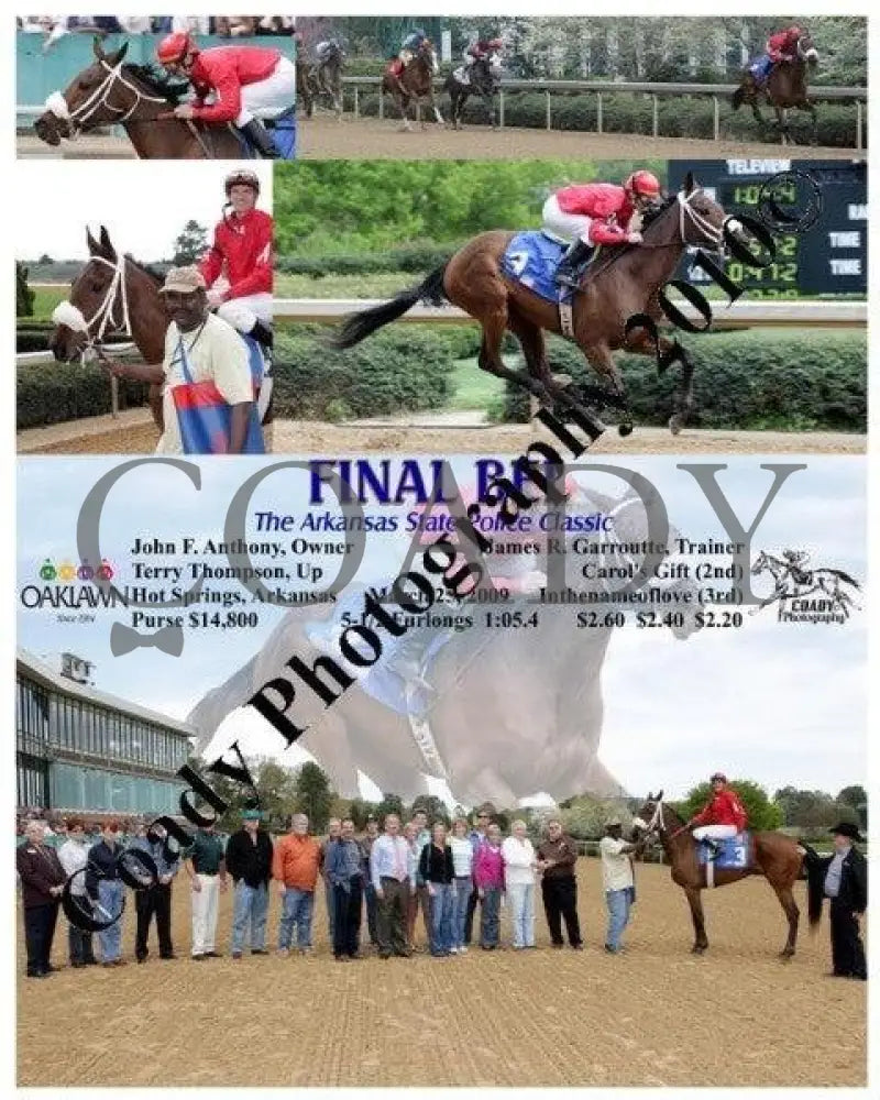 Final Bel - The Arkansas State Police Classic Oaklawn Park