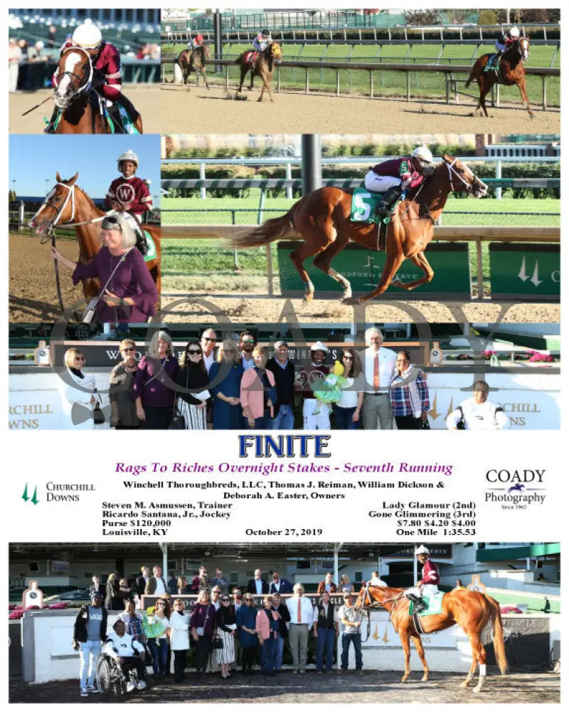 Finite - Rags To Riches Overnight Stakes Seventh Running 10-27-19 R09 Cd Churchill Downs