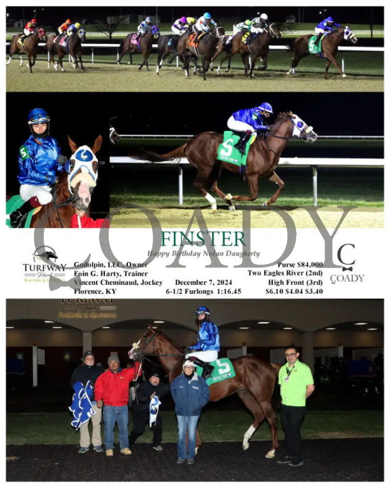 Finster - Happy Birthday Nolan Daugherty 12-07-24 R08 Tp Turfway Park