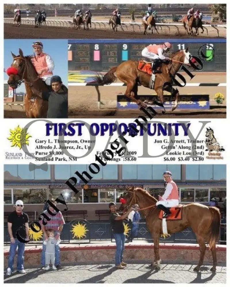 First Opportunity - 2 24 2009 Sunland Park