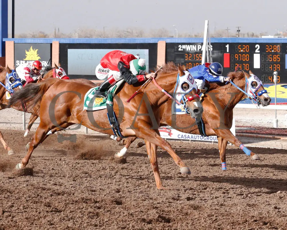 Flash Bak - 22Nd Running Of The Championship At Sunland Park 01-07-24 R07 Finish 2