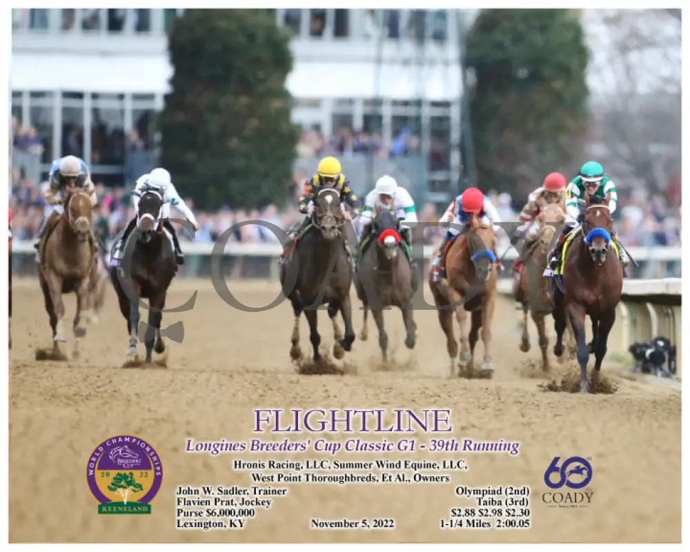 Flightline - Longines Breeders’ Cup Classic G1 39Th Running 11-05-22 R11 Kee Action 06 Keeneland