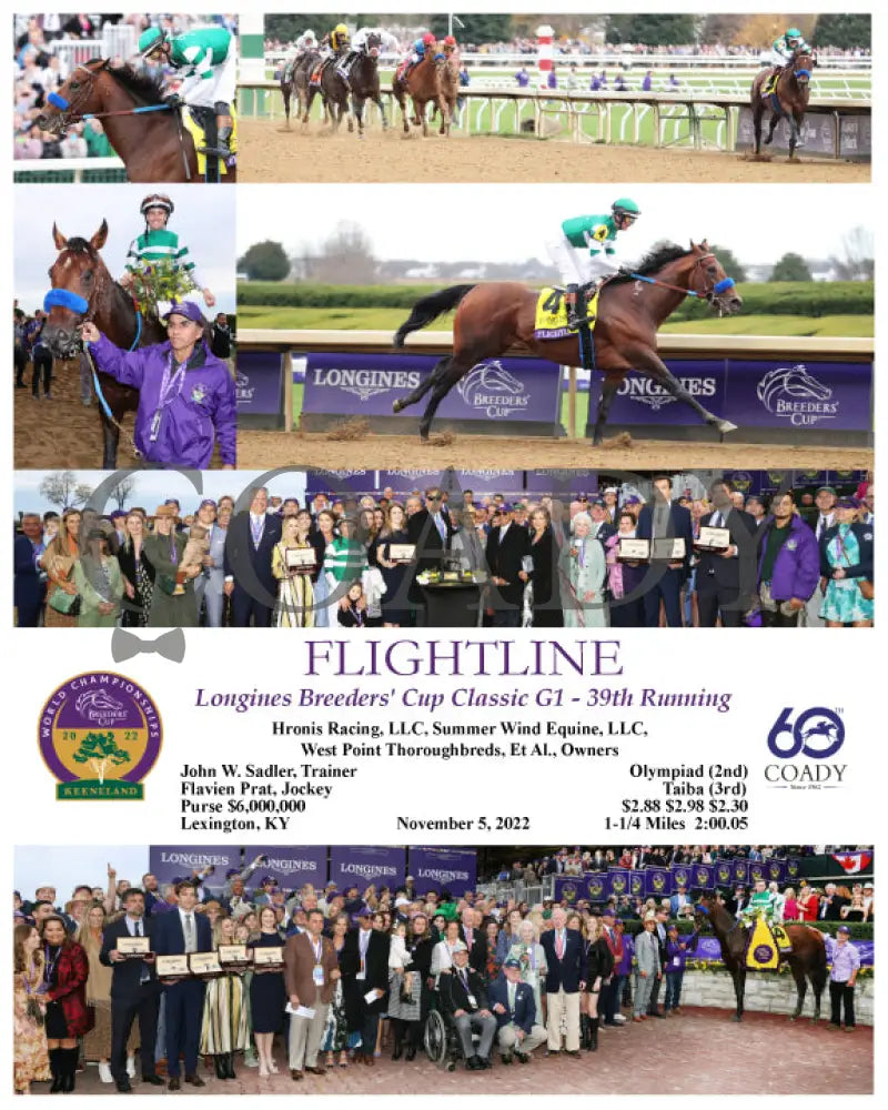 Flightline - Longines Breeders’ Cup Classic G1 39Th Running 11-05-22 R11 Kee Composite 1 Keeneland