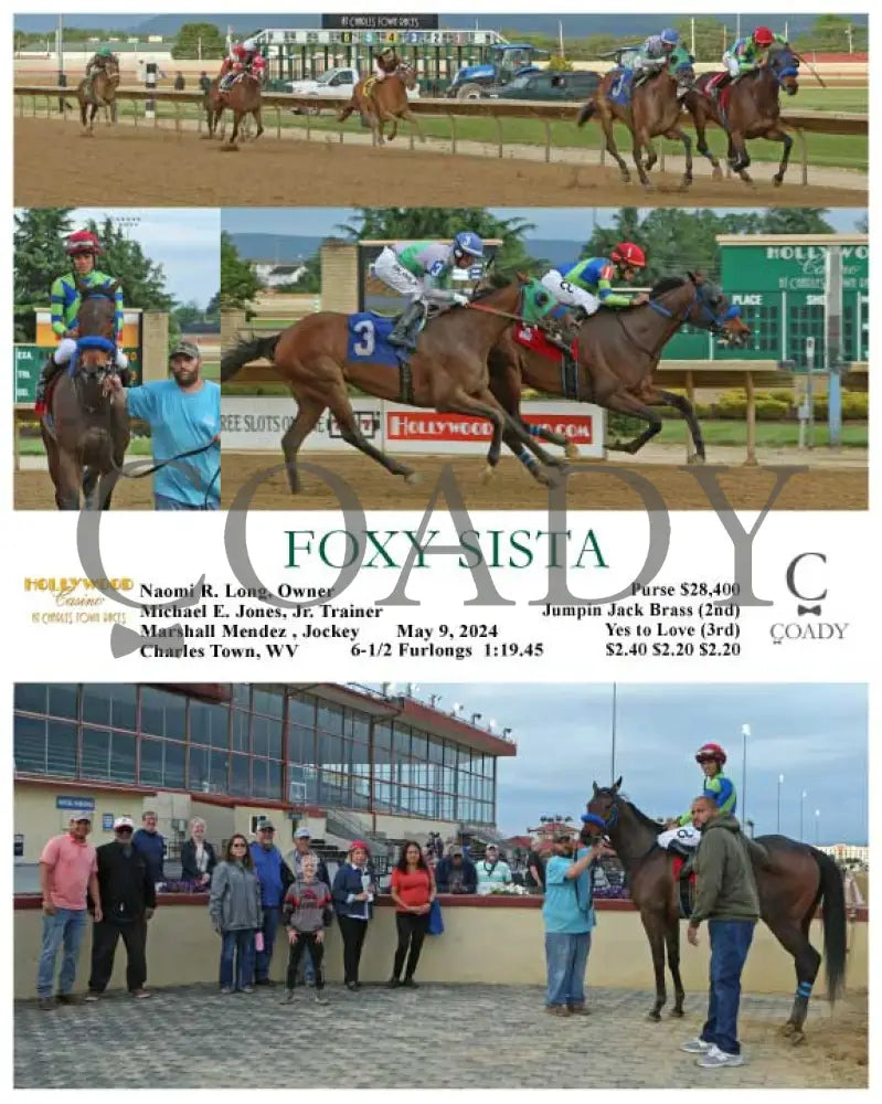 Foxy Sista - 05-09-24 R01 Ct Hollywood Casino At Charles Town Races